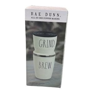 Rae Dunn "GRIND BREW" All In One Portable Coffee Maker